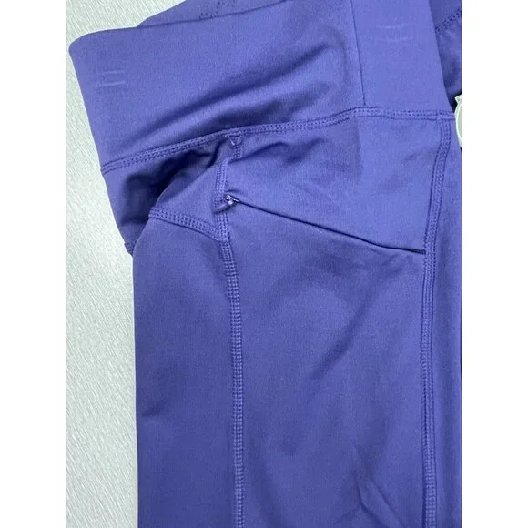 RAG Plus Navy Blue Womens High Waist 9" Inseam Shorts Stretch Zip Pockets 3X - Picture 3 of 11
